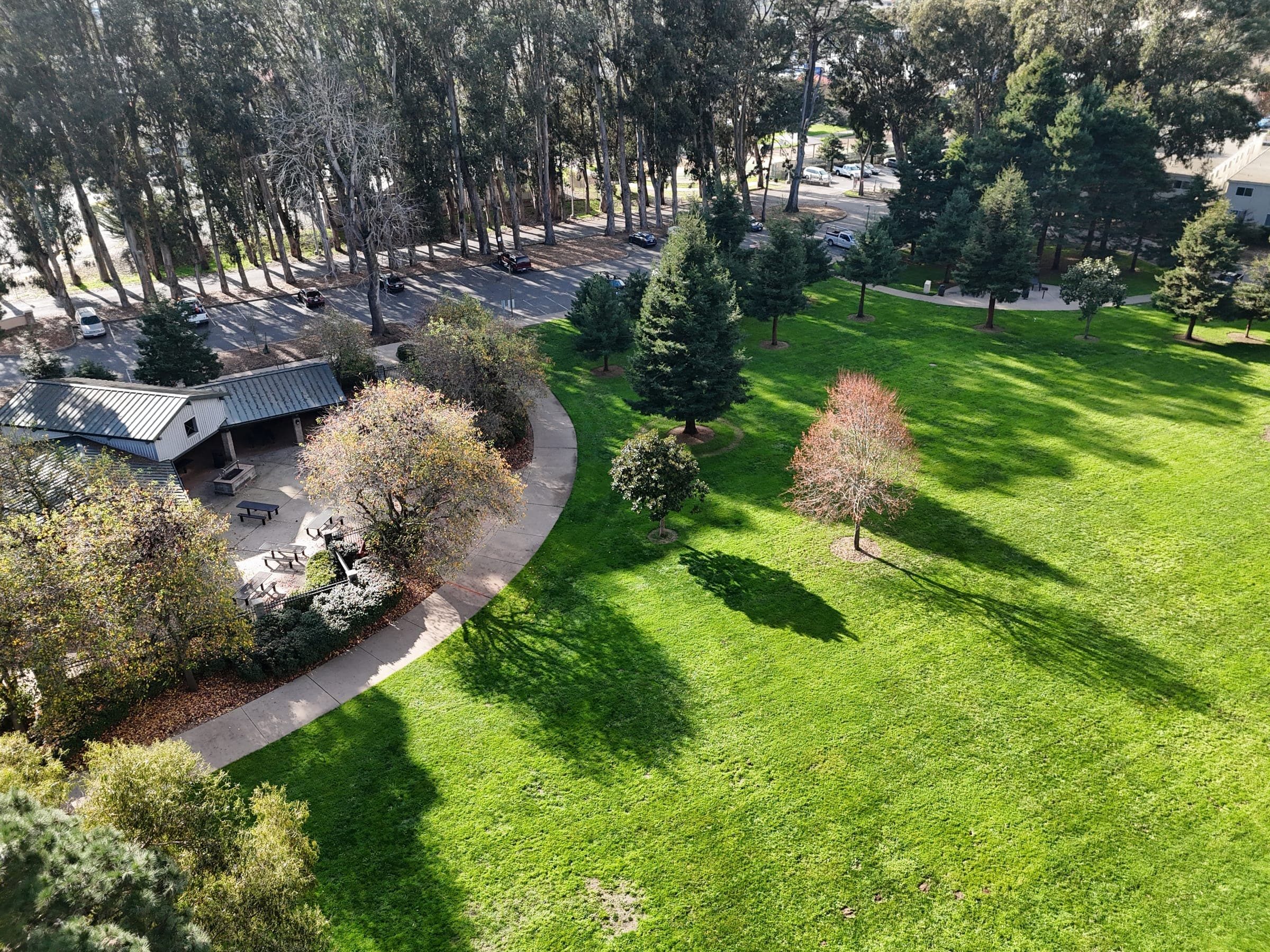 Orange Park from above